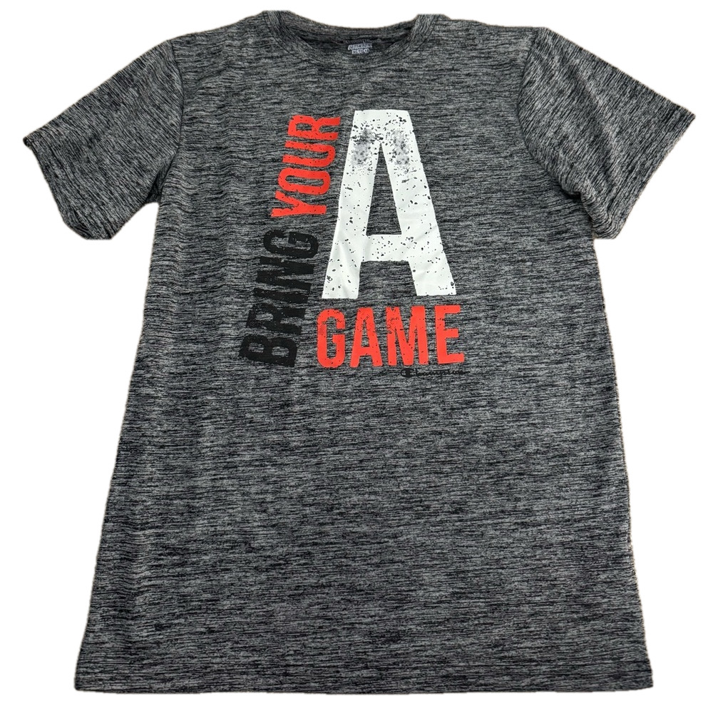 Champion Youth Boy XL Bring Your A Game Activewear Athletic Short Sleeve Shirt